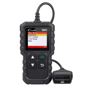 Lancez l'outil de Diagnostic de détecteur de défaut OBD2 de lecteur de Code d'écran de couleur de voiture de Creader CR3001 SH2118296-20