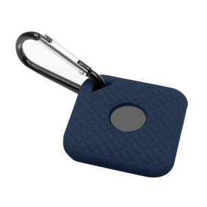 Étui de silicone Smart Tracker Bluetooth pour le sport de carreaux (bleu noir) SH27BL1890-20