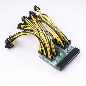 NGFF M.2 Clé M à PCI-E 1X / 4X / 8X / 16X Carte graphique Convertisseur de  slot élévateur Carte de convertisseur élévateur avec LED