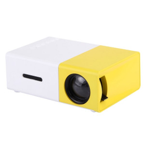 YG-300 0.8-2M 24-60 pouces Projecteur LED 400-600 Lumens HD Home Cinéma avec câble vidéo et télécommande 3 en 1, taille: 12,6 x 8,6 x 4,6 cm, SH02001845-20