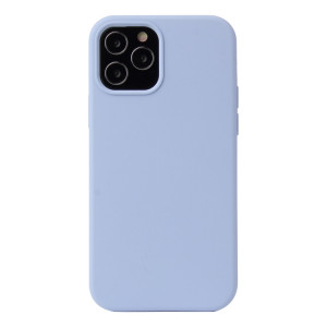 Couleur en silicone de couleur unie Cas de protection antichoc pour iPhone 13 mini (Lilas Purple) SH601D1639-20