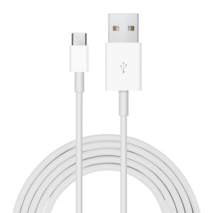 2A USB vers USB-C / Type-C Câble de données, longueur du câble: 1M (blanc) SH101A737-20