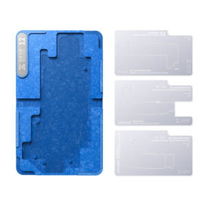 Pour iPhone 12 Series Qianli Mega-idea Plate-forme de reballage BGA de positionnement de cadre central multifonctionnel SQ0315809-20