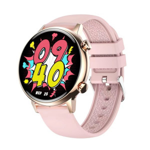 HK39 1,1 pouces montre bracelet en silicone intelligent prend en charge les appels Bluetooth/surveillance de l'oxygène sanguin (rose) SH201A1638-20