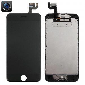 iPartsBuy 4 en 1 pour iPhone 6s (caméra frontale + écran LCD + cadre + pavé tactile) Assembleur de numériseur (noir) SI960B1932-20