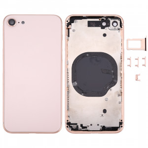 Couverture de logement arrière pour iPhone 8 (or rose) SC3RGL946-20