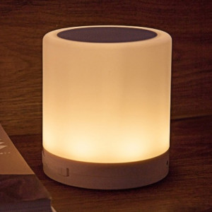 388 Ambiance Lampe de table de musique légère Haut-parleur Bluetooth sans fil multifonction avec lumière et poignée LED, Prise en charge AUX IN & Hands-free Answer & TF Card S369970-20