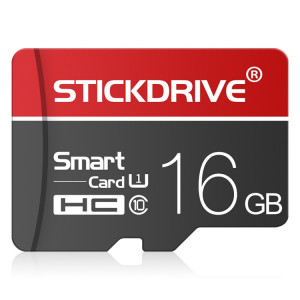 STICKDRIVE 16GB U1 White Line Carte mémoire TF rouge et noire (Micro SD) SH58311004-20