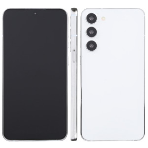 Pour Samsung Galaxy S23+ 5G écran noir faux modèle d'affichage factice non fonctionnel (blanc) SH900W1989-20