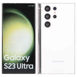 Pour Samsung Galaxy S23 Ultra 5G écran couleur faux modèle d'affichage factice non fonctionnel (blanc) SH902W175-20
