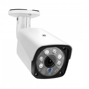 633H2 / IP 3.6mm 2MP Objectif Full HD 1080P Caméra de Sécurité Extérieure IP66 Caméra de Surveillance Bullet Étanche avec 20 Mètres Fonction de Vision Nocturne (Blanc) SH059W47-20