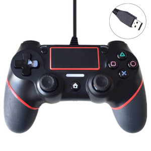 Manette de jeu filaire pour Sony Playstation PS4 (rouge) SH052R1099-20