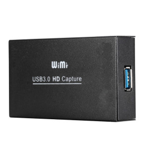 WIMI EC288 USB 3.0 HDMI 1080P Boîte de flux de périphérique de capture vidéo, pas besoin d'installer le pilote (noir) SH845B322-20