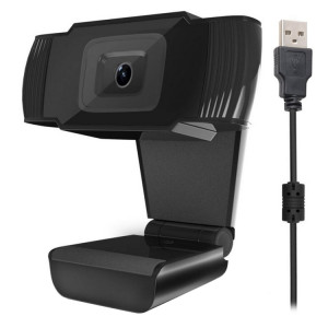 A870 12,0 mégapixels HD 360 degrés WebCam USB 2.0 PC Camera avec microphone pour ordinateur portable Skype PC, longueur de câble: 1,4 m (noir) SH452B416-20