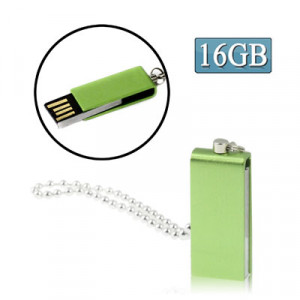 Mini disque flash USB rotatif (16 Go), vert SM07GD1239-20