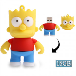 Le disque Flash Simpsons Bart forme Silicone USB2.0, spécial pour tous les types de cadeaux de fête (16 Go) ST250D1101-20