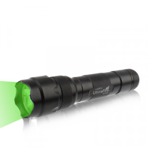 Lampe de poche UltraFire WF-502B 3W 200lm, LED CREE, 1 mode, Lumière verte (noir) SH02131119-20
