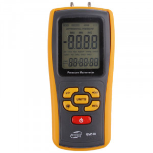 Manomètre de pression pour écran LCD BENETECH GM510 (jaune) SB0042543-20