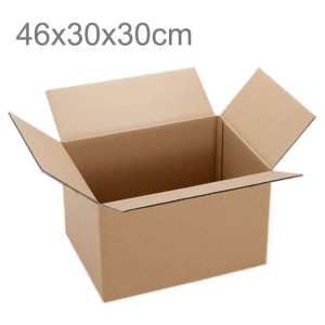 Emballage d'expédition Boîtes de papier kraft mobiles, taille: 46x30x30cm SH01181112-20