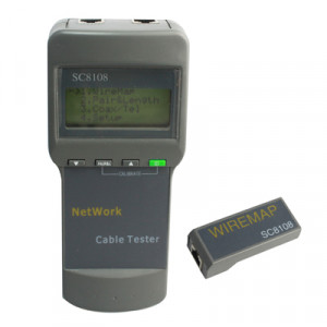 Testeur de câble réseau SC8108 (Gris) SN0725832-20