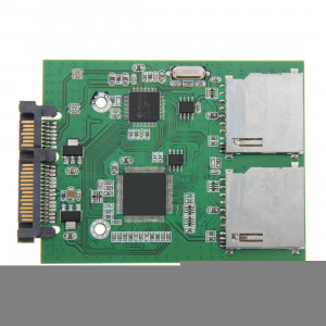 Carte SD double carte de convertisseur d'adaptateur SATA 22 broches SC23841637-20