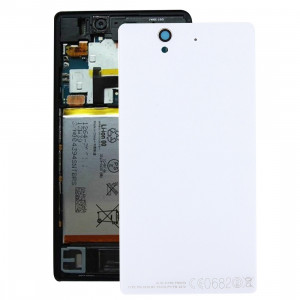 Couverture arrière de batterie de rechange en aluminium pour Sony Xperia Z / L36h (blanc) SC136W1453-20