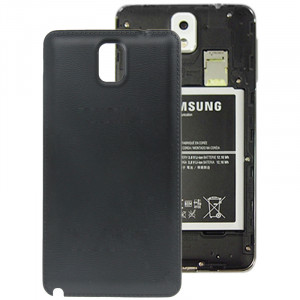 Litchi Texture couvercle de la batterie en plastique d'origine pour Samsung Galaxy Note III / N9000 (Noir) SL72BL447-20