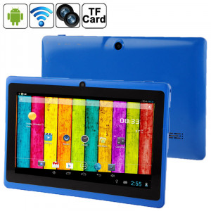 7,0 pouces Tablet PC, 512 Mo + 4 Go, Android 4.2.2, 360 degrés rotation du menu, Allwinner A33 Quad-core, Bluetooth, WiFi (bleu) S788BE409-20