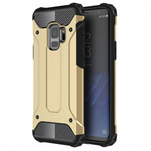 Pour Samsung Galaxy S9 TPU + PC 360 Degrés De Protection Antichoc Étui de Protection Antichoc (Or) SF981J618-20