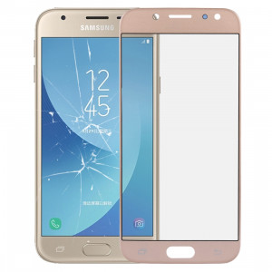 iPartsAcheter pour Samsung Galaxy J3 (2017) / J330 Lentille extérieure en verre (Gold) SI59JL446-20