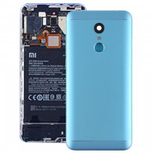 Couverture arrière avec lentille de la caméra et touches latérales pour Xiaomi Redmi 5 Plus (Bleu) SH57LL545-20