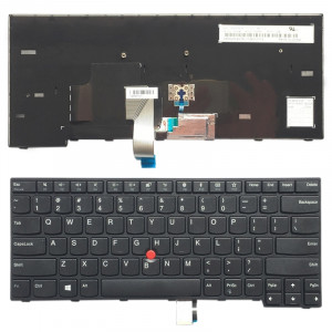 Clavier d'ordinateur portable anglais version US avec bâtons de pointage pour Lenovo Thinkpad E470 / E470C / E475, Teclado 01AX080 / 01AX040 / 01AX000 / SN20K93235 SH8771188-20