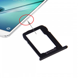 iPartsAcheter pour le plateau de carte Micro SD de Samsung Galaxy Tab S2 8.0 / T715 (noir) SI616B1969-20