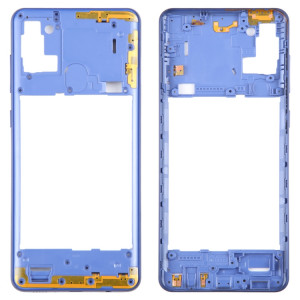 Pour Samsung Galaxy A21s, plaque de cadre central (bleu) SH651L300-20
