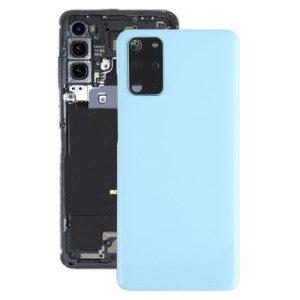 Coque arrière de batterie pour Samsung Galaxy S20+ avec cache d'objectif d'appareil photo (bleu) SH80LL891-20