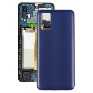 Pour Samsung Galaxy A03S SM-A037F Couvercle arrière de la batterie (Bleu) SH70LL1367-20