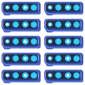 Pour Galaxy A9 (2018) A920F/DS 10 pièces Couvercle d'objectif d'appareil photo (Bleu) SH360L1780-20