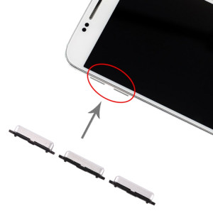 Pour Galaxy S6 10 Set Touches latérales (Argent) SH555S519-20