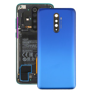 Cache arrière de batterie d'origine avec cache d'objectif de caméra pour OPPO Realme X2 Pro (bleu) SH83LL982-20