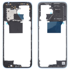 Pour Xiaomi Redmi 12 4G, boîtier avant d'origine, cadre LCD, plaque de lunette (bleu) SH867L944-20
