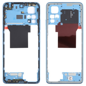 Pour Xiaomi Redmi Note 12 Pro 4G Plaque de lunette de cadre central d'origine (bleu) SH871L1693-20
