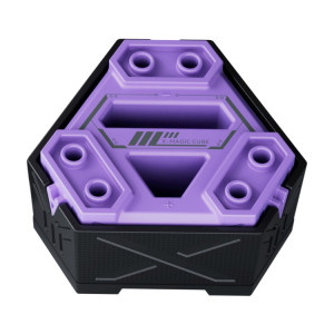 JAKEMY JM-Z21 Tournevis Magnétiseur/Démagnétiseur en Forme de Cube (Violet) SJ496P1505-20