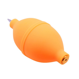 Nettoyant de pompe à soufflerie à air en caoutchouc de déménagement pour téléphone portable / caméras / clavier / montre, etc. (orange) SH014E358-20
