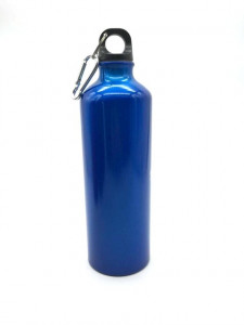 Bouteille d'eau de sports de plein air en aluminium Bouteille d'eau portative pour alpinisme, capacité: 750 ml (bleu) SH604A702-20