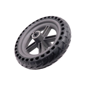 8.5 pouces pour Xiaomi Mijia M365 accessoires de scooter électrique roue boss roue pneu intégré 5 trous en nid d'abeille pneu de roue solide (pneu de roue + cadre de roue) (pneu de roue + cadre de roue) SH801A1777-20