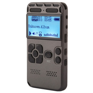Enregistreur vocal audio portable VM181, 8 Go, lecture de musique de soutien / carte TF / LINE-IN et enregistrement téléphonique SH190740-20