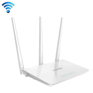 Tenda F3 Wireless 2.4GHz 300Mbps routeur WiFi avec 3 * 5dBi Antennes externes (blanc) ST052W1091-20