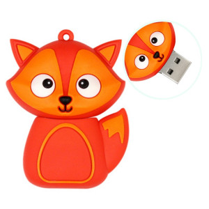 MicroDrive 4GB USB 2.0 Creative Cute Fox U Disk SM29891838-20