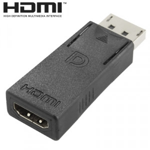 Adaptateur vidéo femelle DisplayPort Male to HDMI (noir) SA0260-20