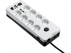 Eaton Protection Box 8 USB FR Multiprise parafoudre 8 prises + 2x USB + tel ALIMER0057-20